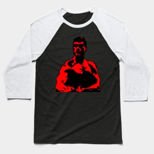 Van Damme Che Red Bloodsport Baseball T-Shirt